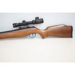 SMK XS 208 .77 air rifle with SMK scope