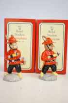 Fireman bunnykins DB183 X2 with original box & ins