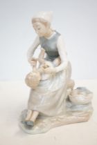 Nao figure of a mother & baby