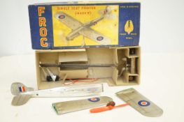 Vintage frog single seat fighter aircraft