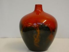 Royal Doulton large flambe veined vase No1616