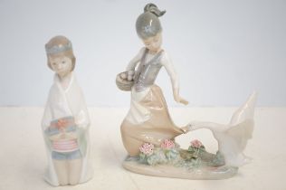 Lladro 4670 & 1 other Lladro figure