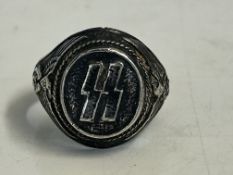 Silver German ring ( Reproduction )