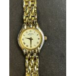 Ladies Gold Plated Rotary Watch