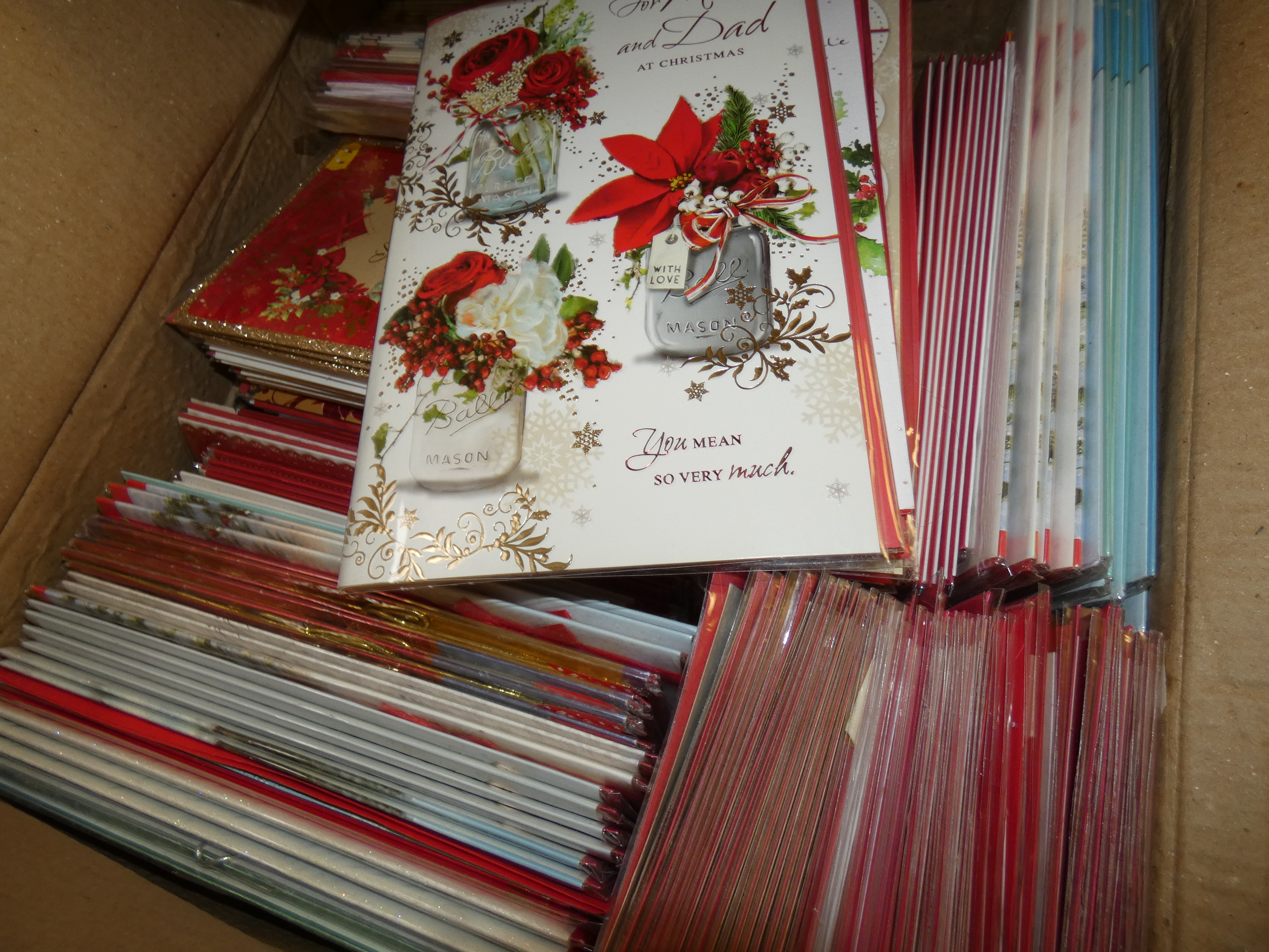 Collection of Shop stock new christmas cards & oth