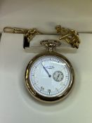 Rotary pocket watch with chain & box