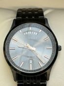 Accurist London 50m Gents wristwatch with box & pa