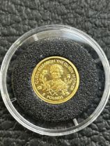 24ct Gold 5 pound coin limited edition fro the roy