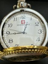 Swiss balance pocket watch with box