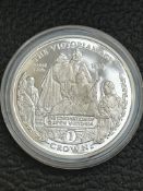Queen Victorian Gibraltar coronation 925 silver pr