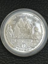 Queen Victorian Gibraltar coronation 925 silver pr