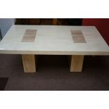 Very heavy marble effect coffee table