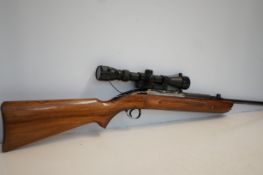 .22 Air rifle with telescopic scope arm load & top