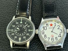 2 Gents Russian watches currently ticking