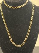 9ct gold chain Weight 4g Length 46 cm
