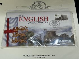 British isles coin cover collection The English 1