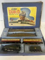 Hornby dublo vintage electric train - played with,