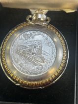 Swiss balance pocket watch