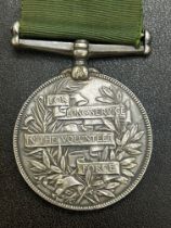 For long service in the volunteer force Victoria R