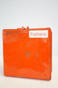 British rail explosives metal box