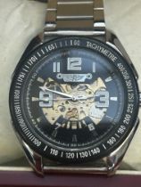 NY London mechanical wristwatch