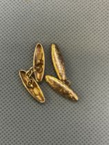 9ct gold cufflinks 2.1g