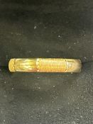 9ct Gold band stamped 375 Size Q