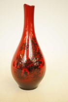 Royal Douton flambe woodcut vase No 1812