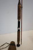 Allcock split cane fly rod with original case