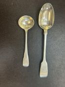 2 Silver spoons - 1x exeter & 1 Irish
