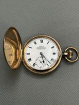 Premia full hunter pocket watch Alfred Wolf 81 Ch