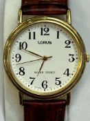 Lorus wristwatch with box