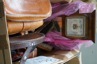 Unsorted mixed box to include binoculars, cameras