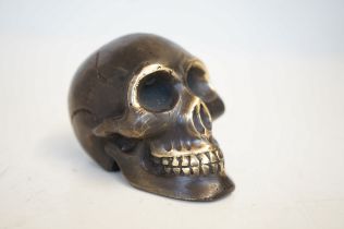 Bronze skull