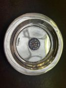 Silver national utility poultry society pin dish