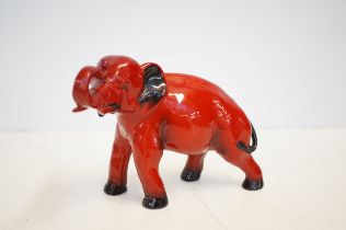 Royal Doulton flambe elephant