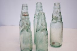 5 Vintage glass bottle Ripley & Skipton