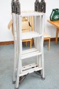 Set of folding extendable ladders approx 5 Meters