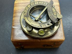 Reproduction brass sextant