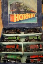 Hornby by Meccano clock work engines