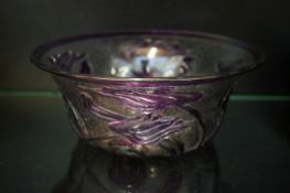 Webb crystal bowl