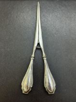 Pair of silver handled glove stretchers