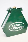 Green land Rover petrol can