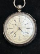 Centre seconds chronograph Goliath silver cased po