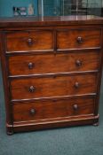2 over 3 victorian set of drawers