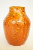 Royal Lancastrian orange peel vase 2658 Height 15