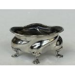 Silver Birmingham 4 footed dish 80g