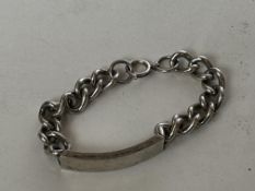 Silver ID bracelet 70g