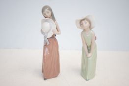 2 Lladro figures tallest 25 cm