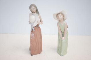 2 Lladro figures tallest 25 cm